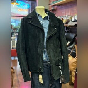 3sixteen Schott Suede Leather Biker Jacket